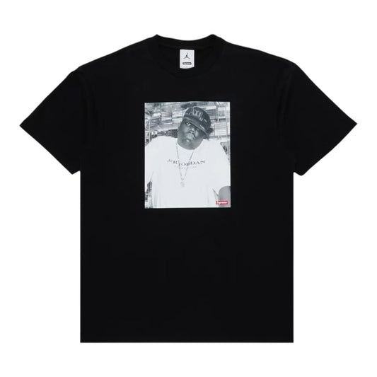 Supreme Jordan Biggie S/S Top Black - The Flyest Kicks